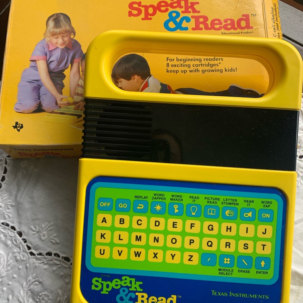Texas Instruments Speak & Read Yellow and Black Learning Toy